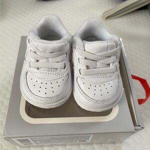 Nike Kids All-White Sneakers